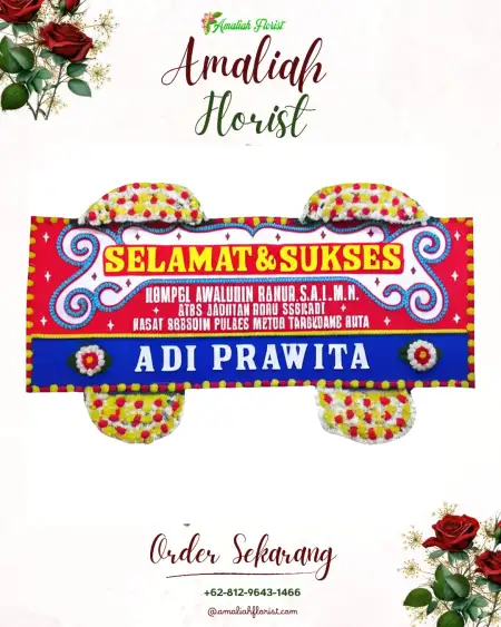 Papan Bunga Ucapan Selamat Kawisrejo
